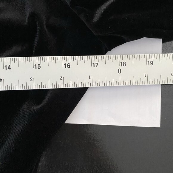 WHBM Velvet Blazer Size 4 Black Tie Waist Relaxed Holiday Dinner Party Jacket - Picture 12 of 16